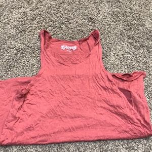 Red tank top